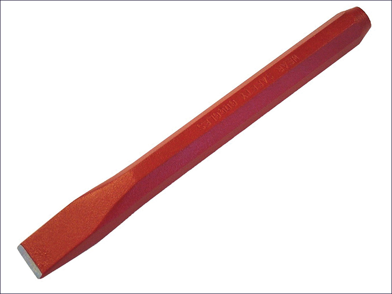 Faithfull FAI812 Cold Chisel - 8 X 1/2 Inch (200mm X 13mm) Flat Steel Chisel For Metal, Brick & Concrete