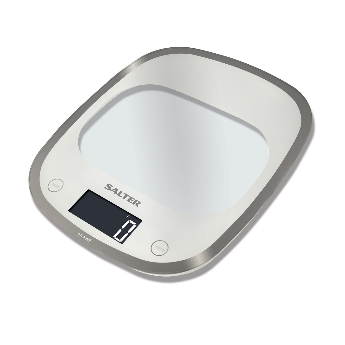 Salter Curve Glass Electronic Digital Kitchen Scales ...