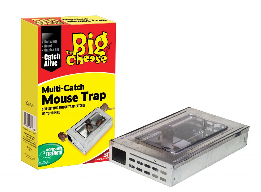 The Big Cheese Self Set Multi Catch Mouse Trap STV177