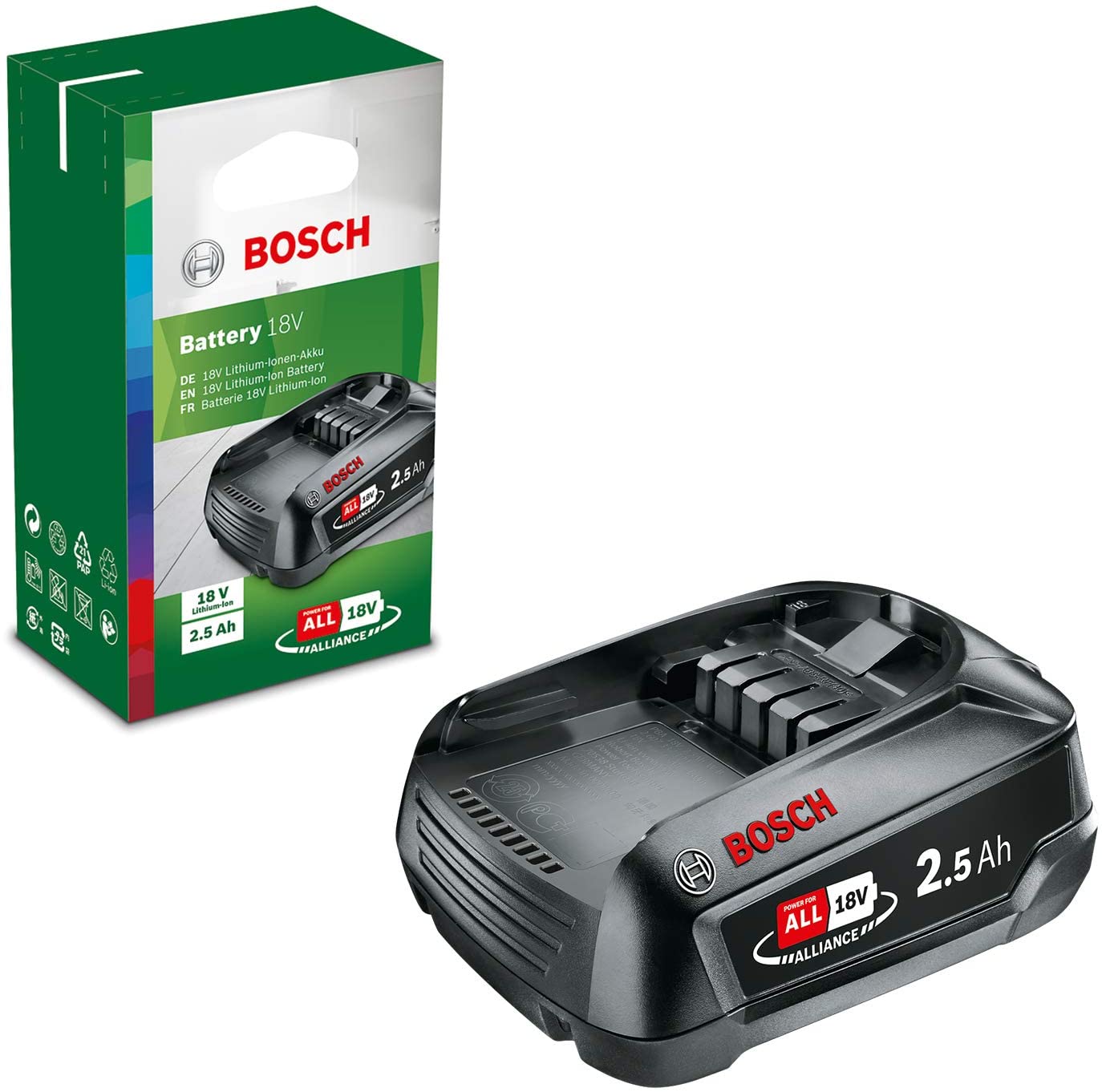 Bosch 18V 4AH Lithium Battery Pack Higher Battery Capacity 1 600