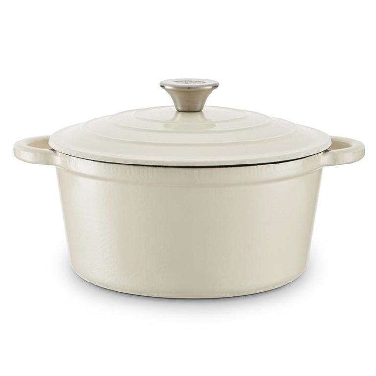 Barbary & Oak24cm Round Casserole Cast Iron Elmers Hardware